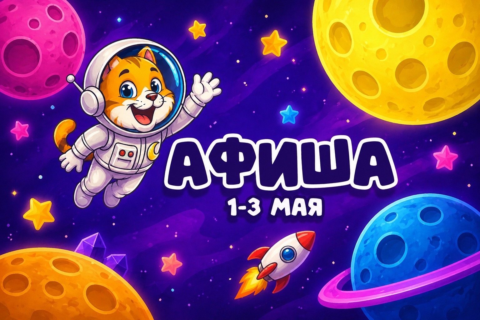 Афиша 1-3 мая