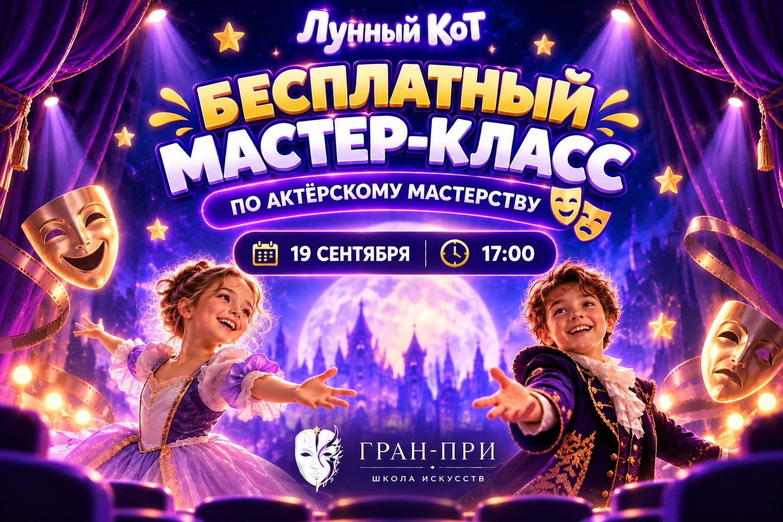 Бесплатный мастер-класс по актерскому мастерству